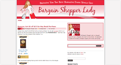 Desktop Screenshot of bargainshopperlady.com